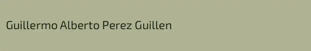 Guillermo Alberto Perez Guillen